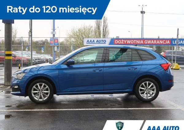 Skoda Scala cena 61000 przebieg: 129702, rok produkcji 2019 z Marki małe 92